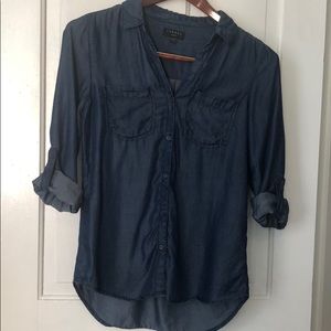 Tinsel 3/4 Sleeve Button Down Top